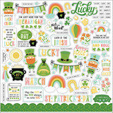 Echo Park Happy St. Patrick's Day 12x12 Inch Element Sticker (SPD350014)*
