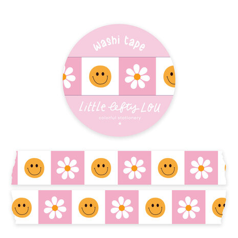 Little Lefty Lou Smiley & Daisy Washi Tape Little Lefty Lou Smiley & Daisy Washi Tape