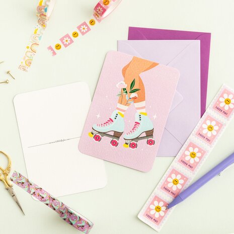 Little Lefty Lou Smiley & Daisy Washi Tape Little Lefty Lou Smiley & Daisy Washi Tape