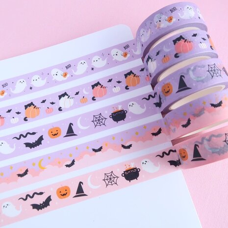 Little Lefty Lou Sneaky Cat Behind Pumpkin Washi Tape Little Lefty Lou Sneaky Cat Behind Pumpkin Washi Tape