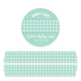 Little Lefty Lou Mint Grid Washi Tape