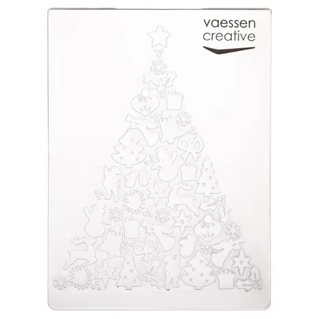 Vaessen Creative Embossing Folder X-mas Tree (100605-104)