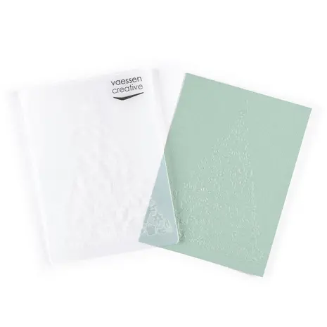 Vaessen Creative Embossing Folder X-mas Tree (100605-104)