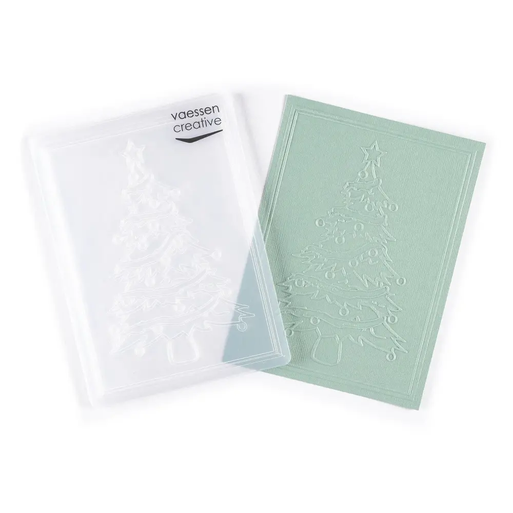 Vaessen Creative Embossing Folder Kerstboom (100605-118)
