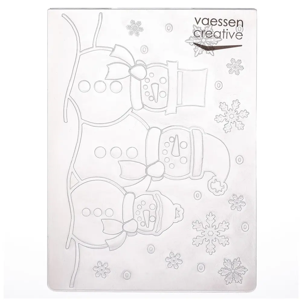 Vaessen Creative Embossing Folder Sneeuwman (100605-119) Vaessen Creative Embossing Folder Sneeuwman (100605-119)
