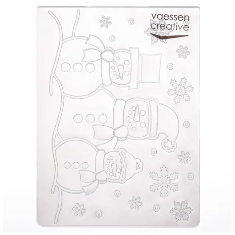 Vaessen Creative Embossing Folder Sneeuwman (100605-119) Vaessen Creative Embossing Folder Sneeuwman (100605-119)