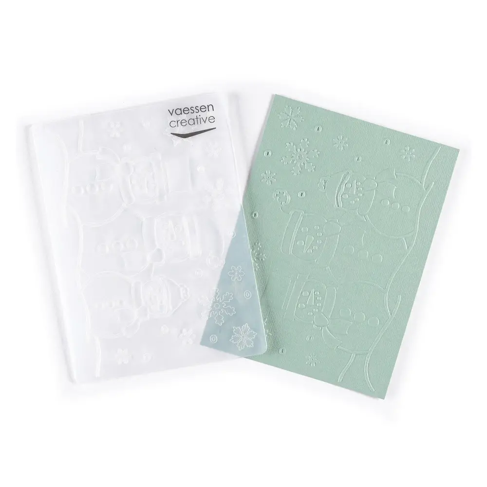 Vaessen Creative Embossing Folder Sneeuwman (100605-119) Vaessen Creative Embossing Folder Sneeuwman (100605-119)