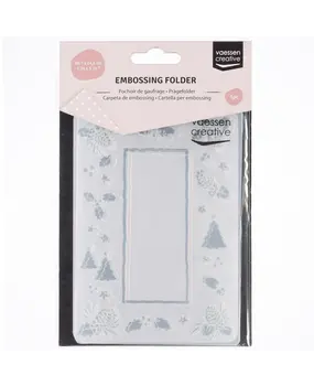 Vaessen Creative Embossing Folder Dennenappel Boom (100605-122)* Vaessen Creative Embossing Folder Dennenappel Boom (100605-122)*
