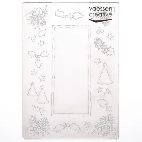 Vaessen Creative Embossing Folder Dennenappel Boom (100605-122) Vaessen Creative Embossing Folder Dennenappel Boom (100605-122)