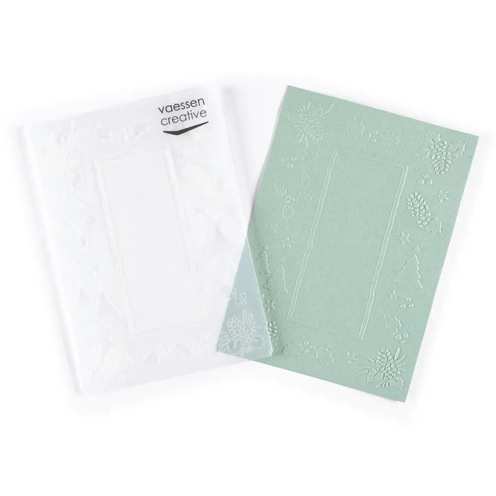 Vaessen Creative Embossing Folder Dennenappel Boom (100605-122) Vaessen Creative Embossing Folder Dennenappel Boom (100605-122)