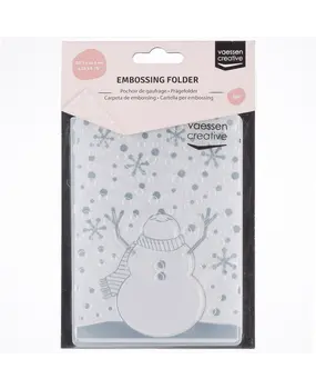 Vaessen Creative Embossing Folder Sneeuwman (100605-129) Vaessen Creative Embossing Folder Sneeuwman (100605-129)