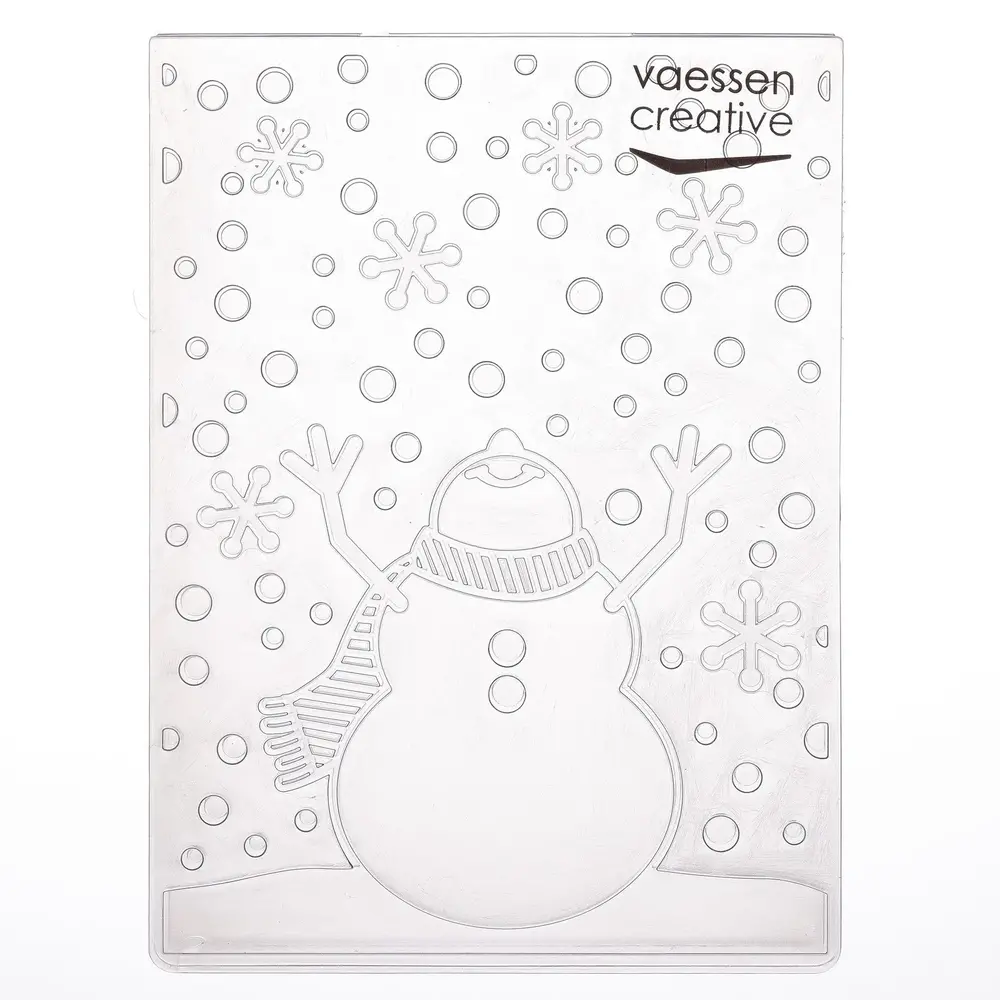 Vaessen Creative Embossing Folder Sneeuwman (100605-129) Vaessen Creative Embossing Folder Sneeuwman (100605-129)