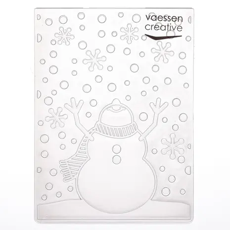 Vaessen Creative Embossing Folder Sneeuwman (100605-129) Vaessen Creative Embossing Folder Sneeuwman (100605-129)
