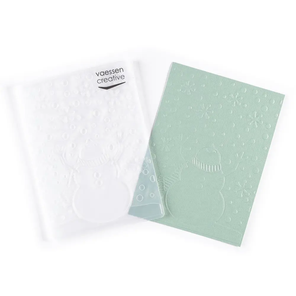 Vaessen Creative Embossing Folder Sneeuwman (100605-129) Vaessen Creative Embossing Folder Sneeuwman (100605-129)
