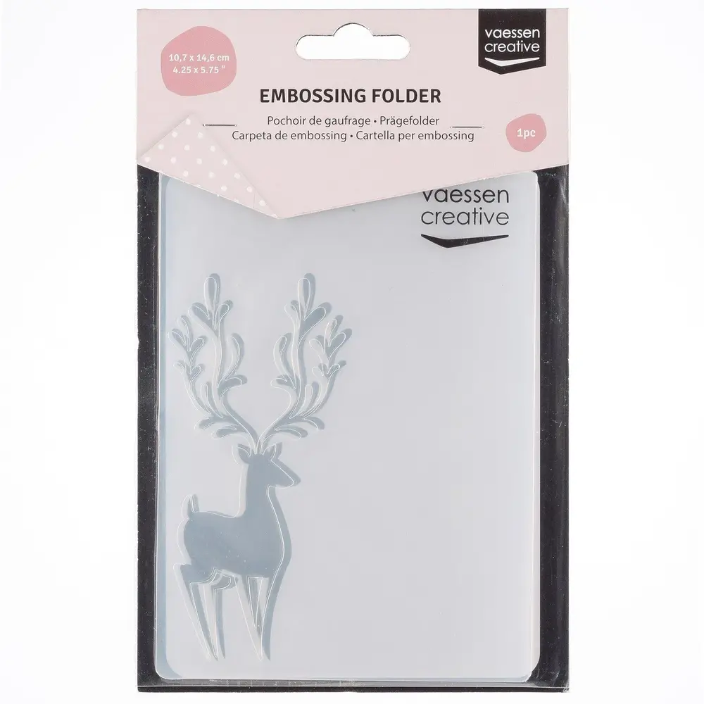 Vaessen Creative Embossing Folder Rendier (100605-150) Vaessen Creative Embossing Folder Rendier (100605-150)