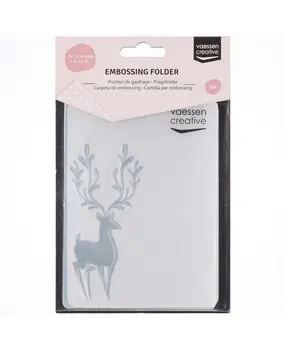 Vaessen Creative Embossing Folder Rendier (100605-150)* Vaessen Creative Embossing Folder Rendier (100605-150)*
