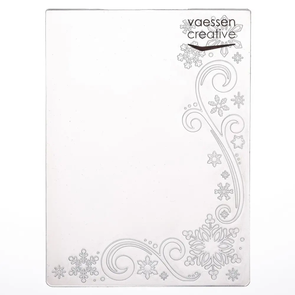 Vaessen Creative Embossing Folder Sneeuwvlokken en Sierkrul (100605-154) Vaessen Creative Embossing Folder Sneeuwvlokken en Sierkrul (100605-154)