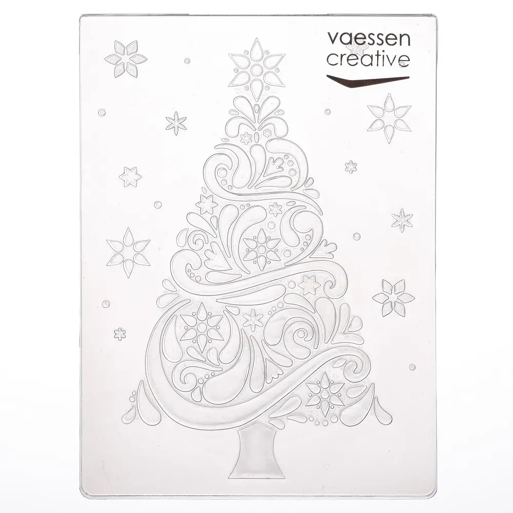 Vaessen Creative Embossing Folder Kerstboom (100605-155) Vaessen Creative Embossing Folder Kerstboom (100605-155)