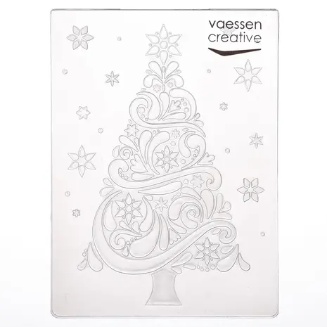 Vaessen Creative Embossing Folder Kerstboom (100605-155) Vaessen Creative Embossing Folder Kerstboom (100605-155)