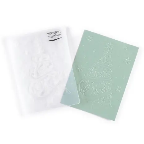Vaessen Creative Embossing Folder Kerstboom (100605-155) Vaessen Creative Embossing Folder Kerstboom (100605-155)
