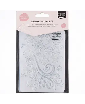 Vaessen Creative Embossing Folder Sneeuwvlok (100605-172)*