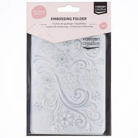 Vaessen Creative Embossing Folder Sneeuwvlok (100605-172)