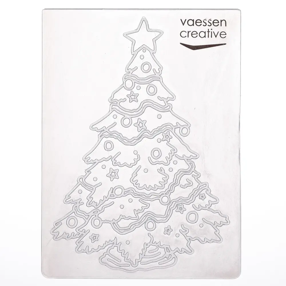 Vaessen Creative Embossing Folder Kerstboom (100605-175) Vaessen Creative Embossing Folder Kerstboom (100605-175)