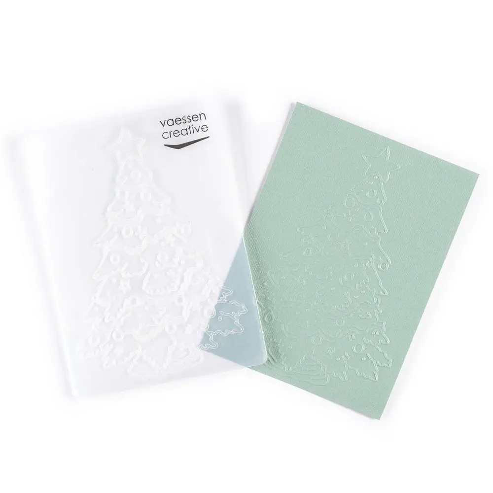 Vaessen Creative Embossing Folder Kerstboom (100605-175) Vaessen Creative Embossing Folder Kerstboom (100605-175)