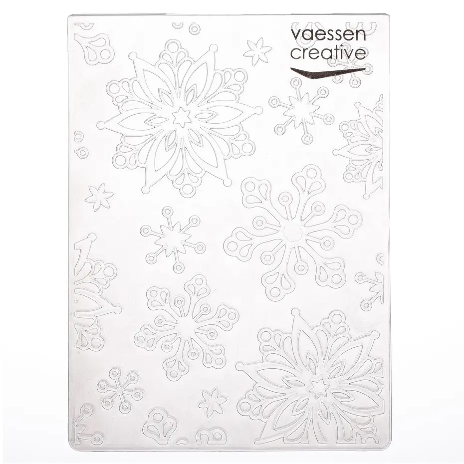 KINBOM Embossing Folder, 14,7x10,5cm Plastic Embossing Folders voor Maken Kaarten, Embossing Machine Template voor Scrapbook Paper Craft Album Postzegels DIY Decor (Maple Leaf Style