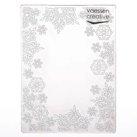 Vaessen Creative Embossing Folder Sneeuwvlok Kader (100605-210)