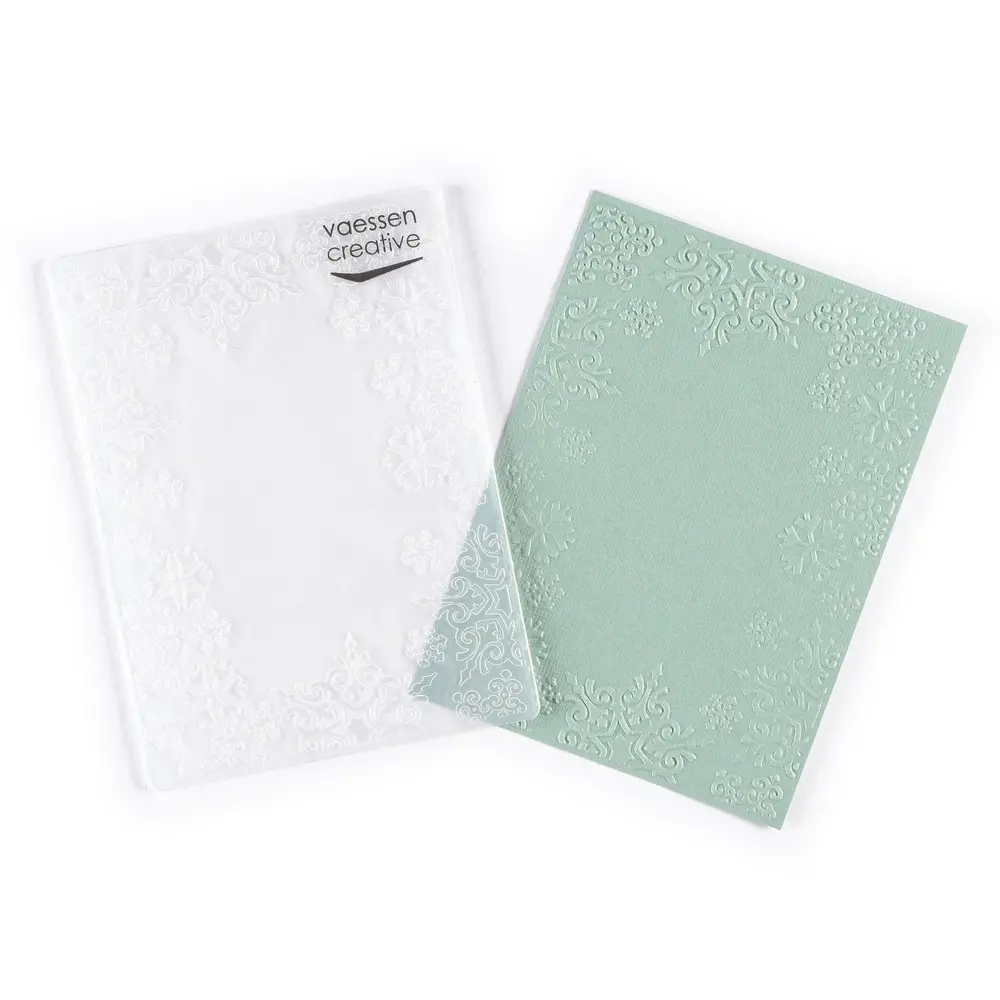 Vaessen Creative Embossing Folder Sneeuwvlok Kader (100605-210)