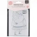 Vaessen Creative Embossing Folder Kerstman (100605-249)*