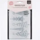 Vaessen Creative Embossing Folder Kerstbomen (100605-250)