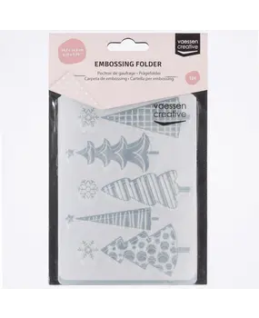 Vaessen Creative Embossing Folder Kerstbomen (100605-250) Vaessen Creative Embossing Folder Kerstbomen (100605-250)