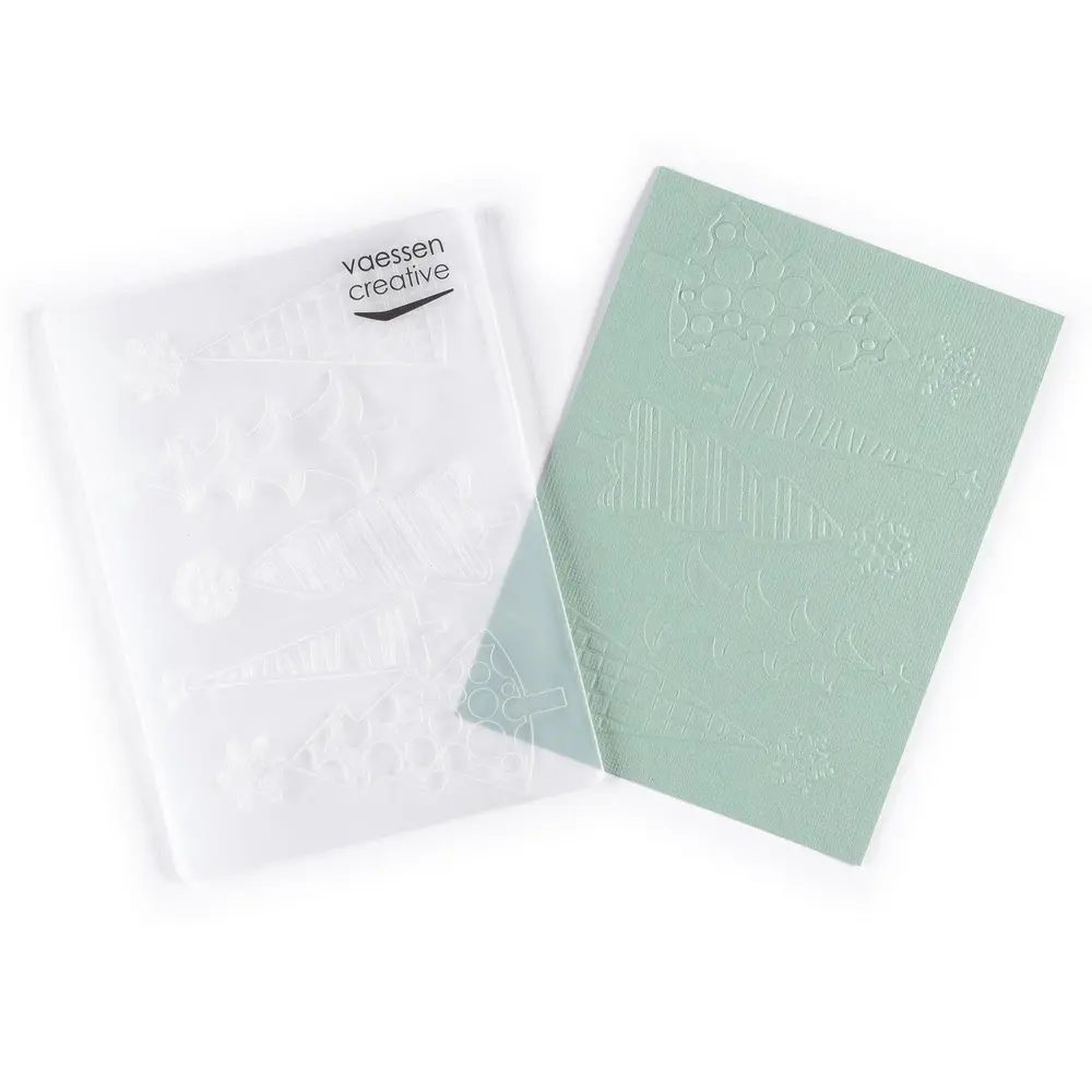 Vaessen Creative Embossing Folder Kerstbomen (100605-250) Vaessen Creative Embossing Folder Kerstbomen (100605-250)