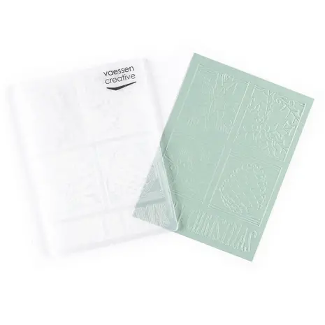 Vaessen Creative Embossing Folder Kerstmis Blokken (100605-255) Vaessen Creative Embossing Folder Kerstmis Blokken (100605-255)
