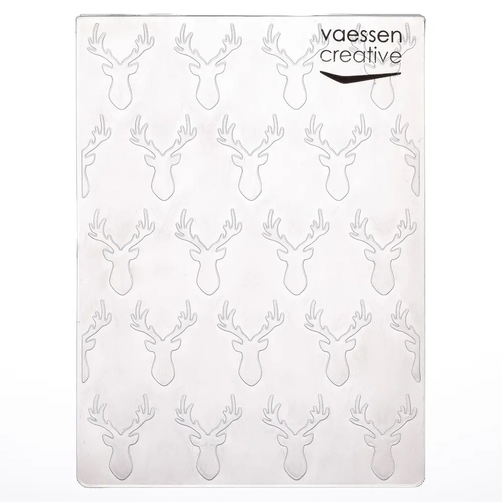 Vaessen Creative Embossing Folder Hertenkoppen (100605-297) Vaessen Creative Embossing Folder Hertenkoppen (100605-297)