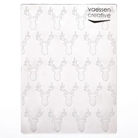 Vaessen Creative Embossing Folder Hertenkoppen (100605-297) Vaessen Creative Embossing Folder Hertenkoppen (100605-297)