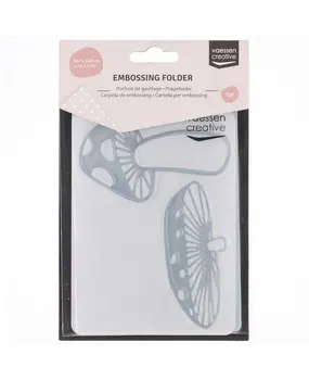 Vaessen Creative Embossing Folder Paddenstoelen (100605-299) Vaessen Creative Embossing Folder Paddenstoelen (100605-299)