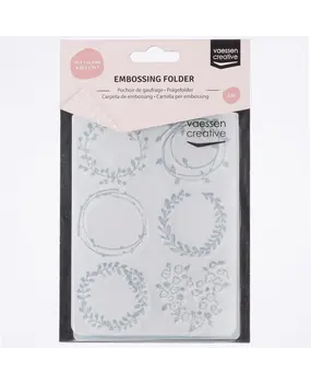 Vaessen Creative Embossing Folder Kransen (100605-305)*