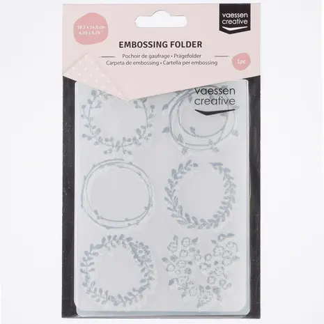 Vaessen Creative Embossing Folder Kransen (100605-305)