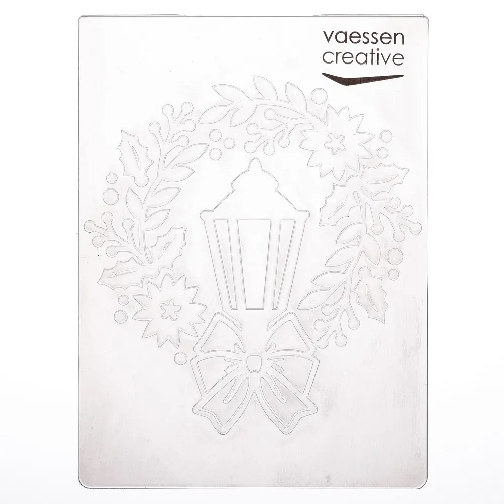 Vaessen Creative Embossing Folder Lamp and Wreath (100605-331) Vaessen Creative Embossing Folder Lamp and Wreath (100605-331)