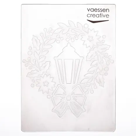 Vaessen Creative Embossing Folder Lamp and Wreath (100605-331) Vaessen Creative Embossing Folder Lamp and Wreath (100605-331)