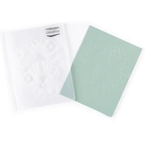Vaessen Creative Embossing Folder Lamp and Wreath (100605-331) Vaessen Creative Embossing Folder Lamp and Wreath (100605-331)