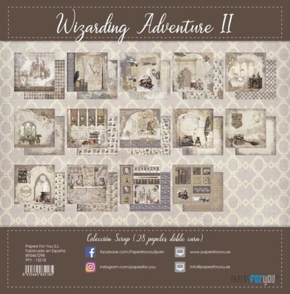 Papers For You Wizarding Adventure II 6x6 Inch Paper Pack (28pcs) (PFY-13218)