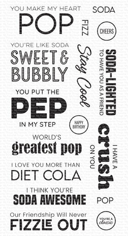 My Favorite Things Soda Pop Clear Stamps (CS-849)