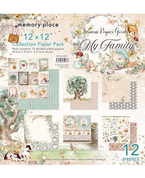 Memory Place My Family 12x12 Inch Paper Pack (MP-61266) Memory Place My Family 12x12 Inch Paper Pack (MP-61266)