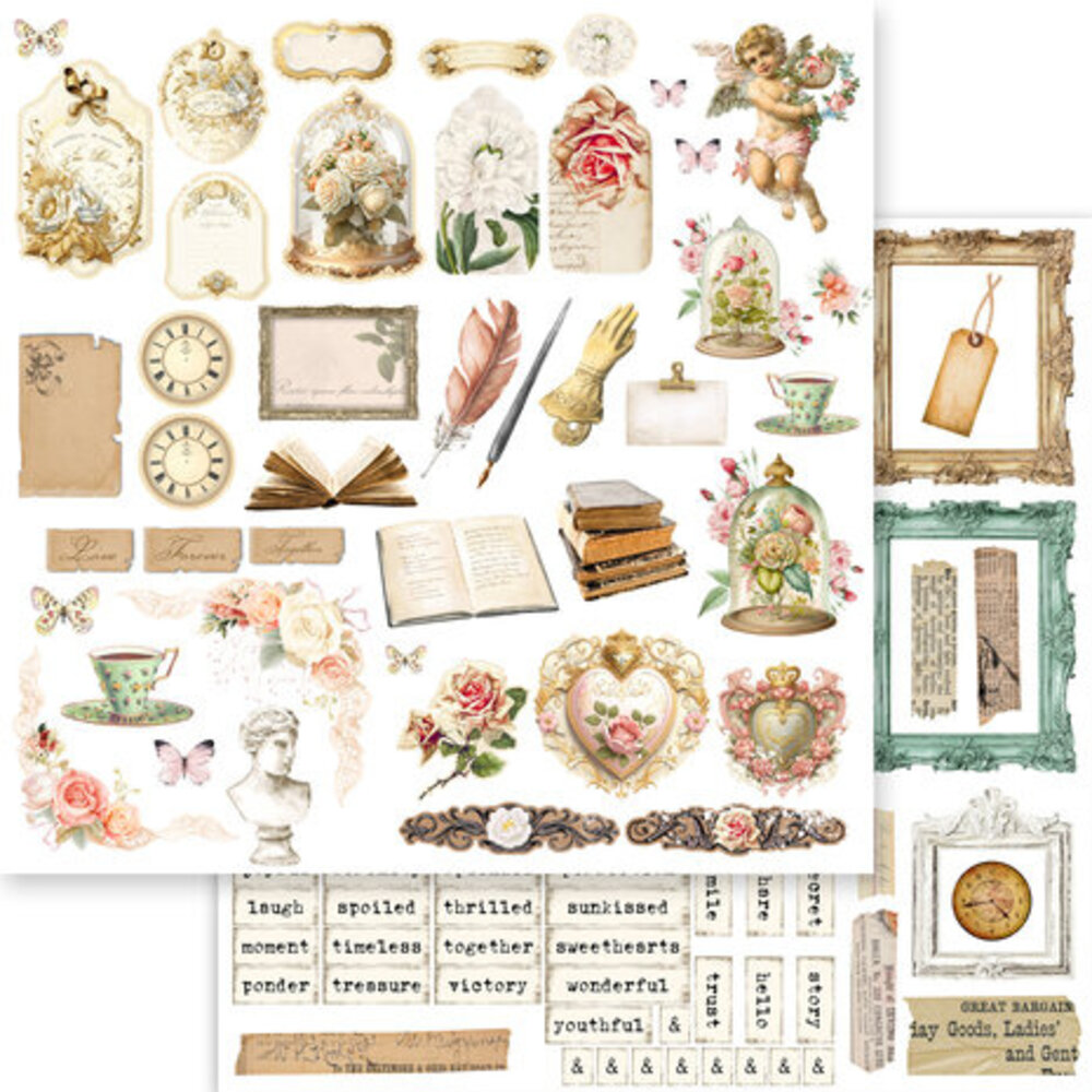 Memory Place Cherished Elegance 12x12 Inch Paper Pack (MP-61295) Memory Place Cherished Elegance 12x12 Inch Paper Pack (MP-61295)