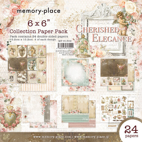 Memory Place Cherished Elegance 6x6 Inch Paper Pack (MP-61302)