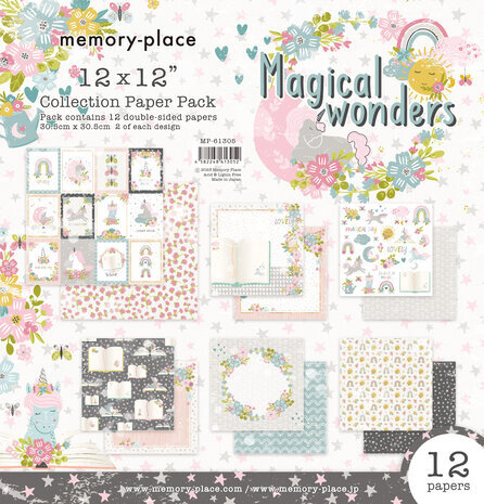 Memory Place Magical Wonders 12x12 Inch Paper Pack (MP-61305) Memory Place Magical Wonders 12x12 Inch Paper Pack (MP-61305)